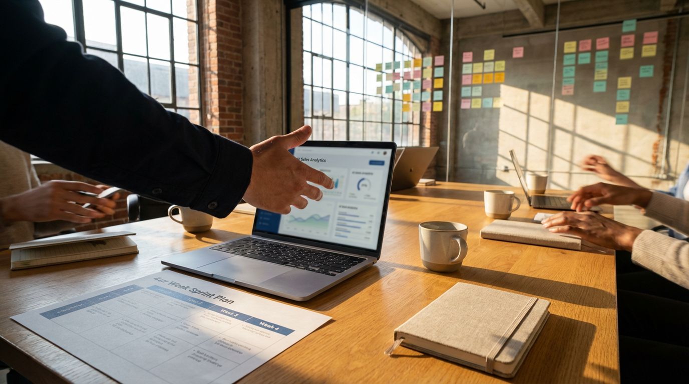 Titelbild: Der mutige Ramp-up — Wie ein 4-Wochen-Bootcamp dein Vertriebsteam entfesselt