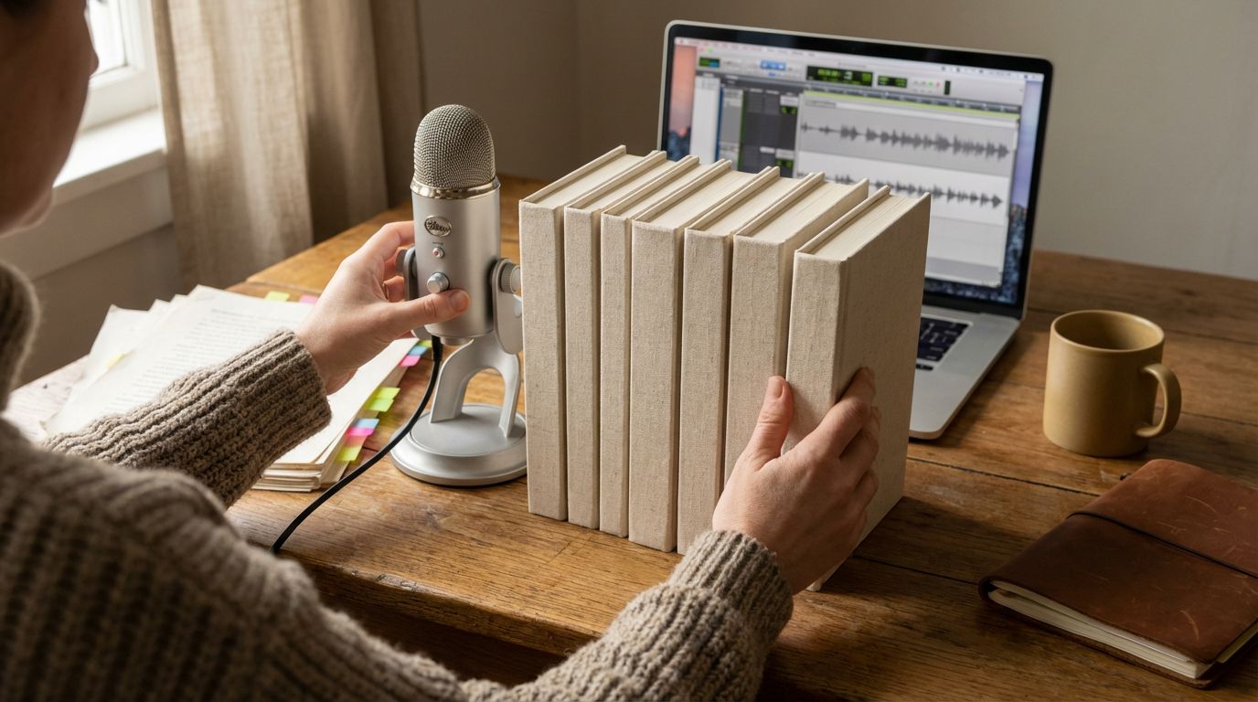 Titelbild: 7 Bücher, 7 Brücken — Wie Ihre Authority-Serie jeden Leser persönlich abholt