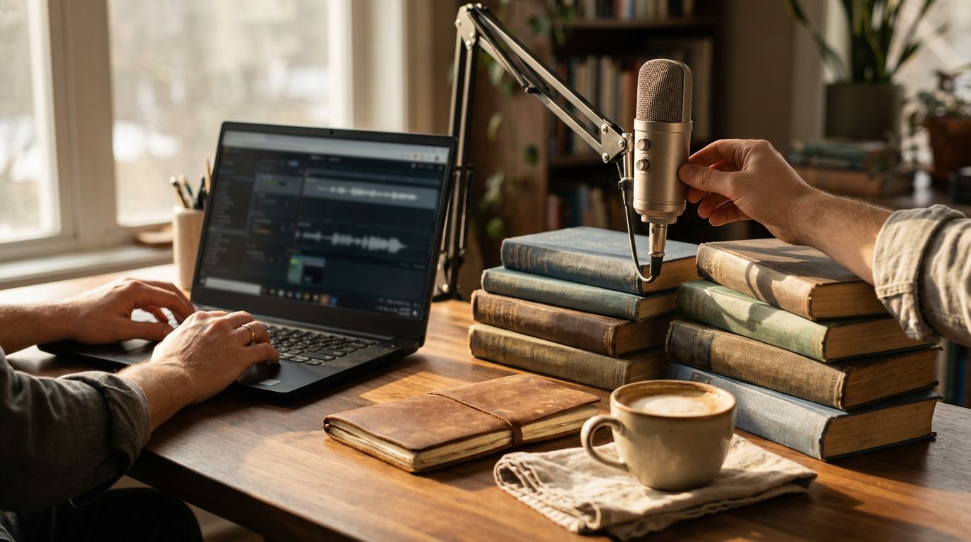 Titelbild: Autor werden ohne Schreibstress — Wie die Heptalogie-Methode 7 Bücher mühelos produziert